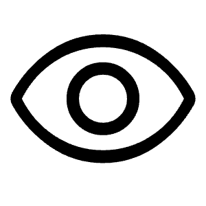 Visibility Icon from Rounded Line - Material Symbols Set