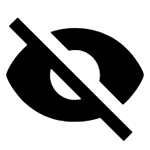 Visibility Off Fill Icon from Outlined Fill - Streamline Material Free Set