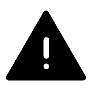 Warning Fill Icon from Rounded Fill - Material Symbols Set