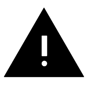 Warning Fill Icon from Sharp Fill - Material Symbols Set