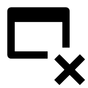 Web Asset Remove Icon from Outlined Line - Material Pro Free Set