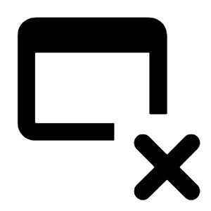 Web Asset Remove Fill Icon from Rounded Fill - Streamline Material Free Set