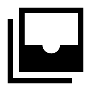 All Inbox Fill Icon from Sharp Fill - Material Symbols Set