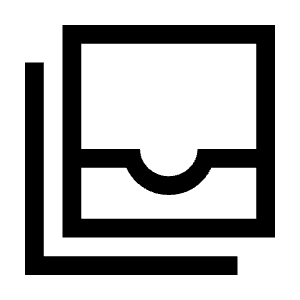 All Inbox Icon from Sharp Line - Material Symbols Set