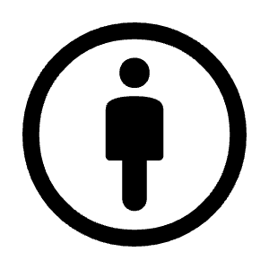 Attribution Icon from Rounded Line - Material Symbols Set