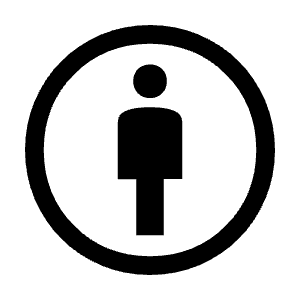 Attribution Icon from Outlined Line - Material Symbols Set