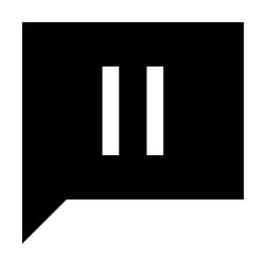 Auto Read Pause Fill Icon from Sharp Fill - Material Symbols Set