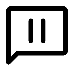 Auto Read Pause Icon from Rounded Line - Material Symbols Set