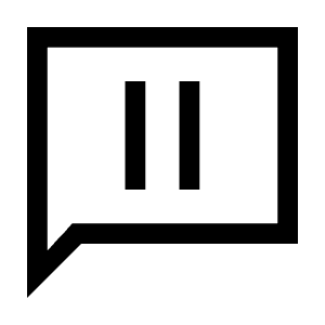 Auto Read Pause Icon from Sharp Line - Material Symbols Set
