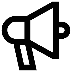 Bullhorn Icon from Atlas Line Set