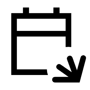 Calendar Apps Script Icon from Sharp Line - Material Symbols Set