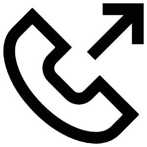 Call Arrow Up Right Icon from Atlas Line Set