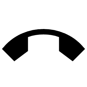 Call End Fill Icon from Sharp Fill - Material Symbols Set