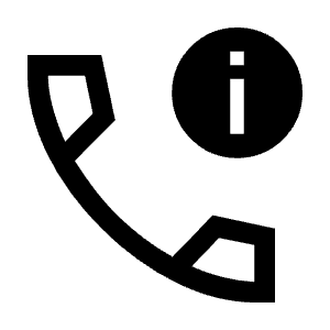 Call Quality Icon from Sharp Line - Material Symbols Set
