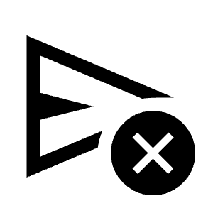Cancel Schedule Send Icon from Outlined Line - Material Symbols Set