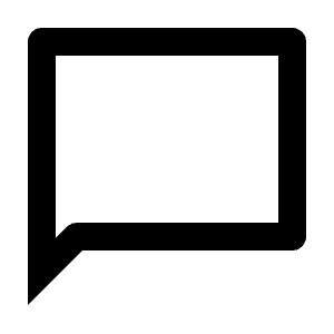 Chat Bubble Icon from Outlined Line - Streamline Material Free Set