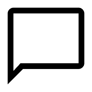 Chat Bubble Icon from Outlined Line - Material Symbols Set