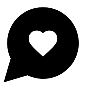 Chat Heart Alt Fill Icon from Outlined Fill - Material Pro Free Set