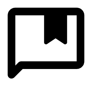 Comment Bank Icon from Rounded Line - Streamline Material Free Set