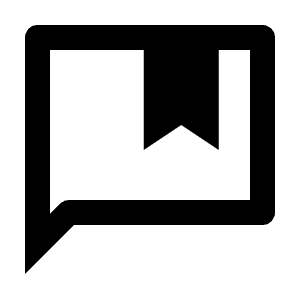 Comment Bank Icon from Outlined Line - Material Pro Free Set