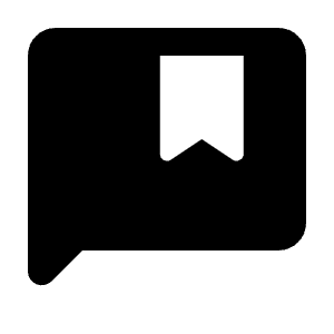 Comment Bank Fill Icon from Rounded Fill - Streamline Material Free Set