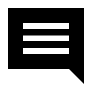 Comment Fill Icon from Sharp Fill - Material Symbols Set