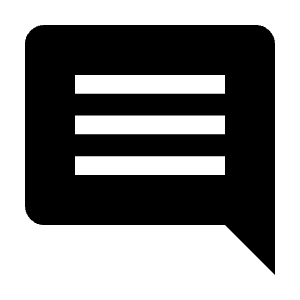 Comment Fill Icon from Outlined Fill - Material Symbols Set