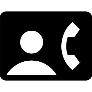 Contact Phone Fill Icon from Outlined Fill - Material Symbols Set