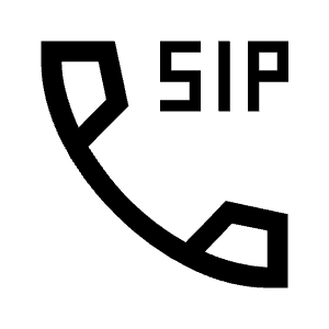 Dialer Sip Icon from Sharp Line - Material Symbols Set