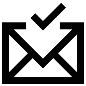 Envelope Check Icon from Atlas Line Set