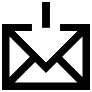 Envelope Line Icon from Atlas Line Set