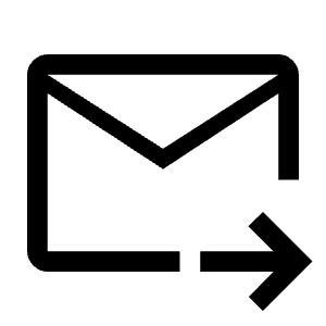 Forward To Inbox Icon from Outlined Line - Material Symbols Set