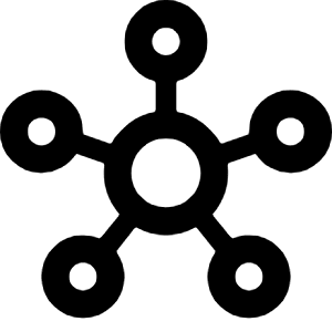 Hub Icon from Material Pro Line Set