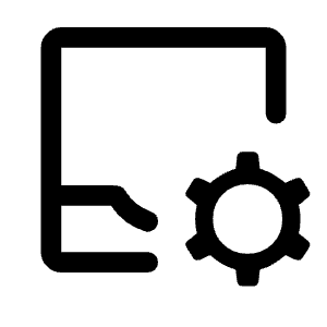 Inbox Customize Icon from Rounded Line - Material Symbols Set