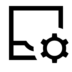 Inbox Customize Icon from Sharp Line - Material Symbols Set