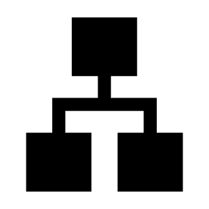Lan Fill Icon from Sharp Fill - Material Symbols Set