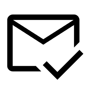 Mark Email Read Icon from Outlined Line - Material Symbols Set
