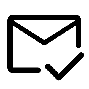 Mark Email Read Icon from Rounded Line - Material Symbols Set