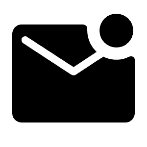 Mark Email Unread Fill Icon from Rounded Fill - Material Symbols Set