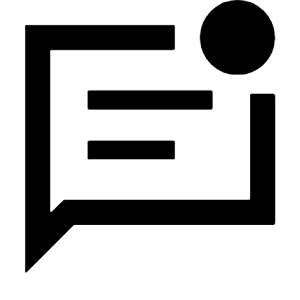 Mark Unread Chat Alt Icon from Sharp Line - Streamline Material Free Set