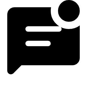 Mark Unread Chat Alt Fill Icon from Rounded Fill - Material Pro Free Set