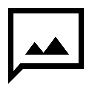 Mms Icon from Sharp Line - Material Symbols Set