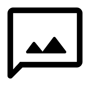 Mms Icon from Rounded Line - Material Symbols Set