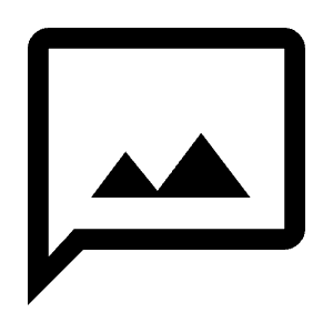 Mms Icon from Outlined Line - Material Symbols Set