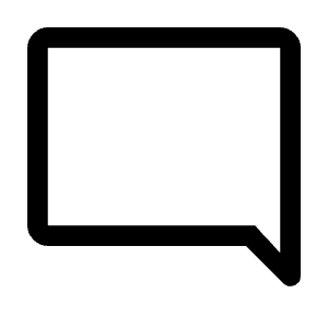 Mode Comment Icon from Rounded Line - Material Symbols Set