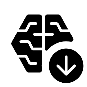 Network Intelligence Update Icon from Rounded Line - Material Symbols Set