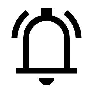 Notifications Active Icon from Sharp Line - Material Symbols Set