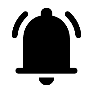 Notifications Active Fill Icon from Rounded Fill - Material Symbols Set