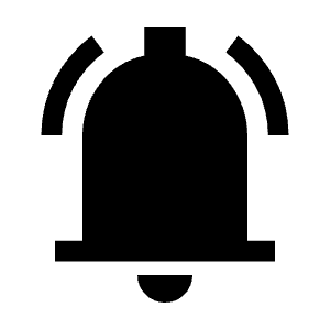 Notifications Active Fill Icon from Sharp Fill - Material Symbols Set
