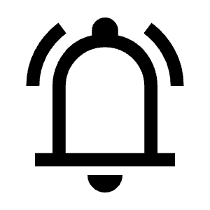 Notifications Active Icon from Outlined Line - Material Symbols Set